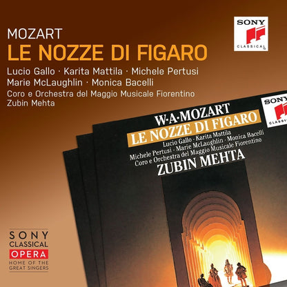 MOZART: LE NOZZE DI FIGARO, K. 492 - MEHTA, CORO E ORCHESTRA DEL MAGGIO MUSICALE FIORENTINO