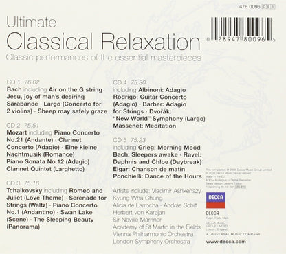 ULTIMATE CLASSIC RELAXATION BOX - 5 CDs