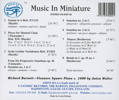 Music in Miniature: Richard Burnett