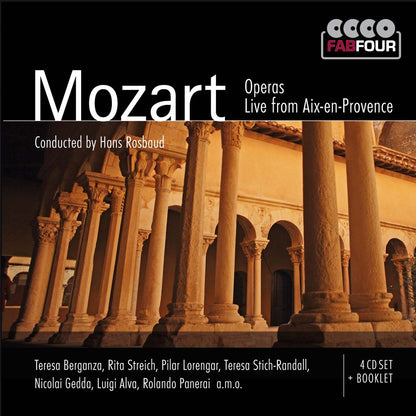 Mozart: Operas Live from Aix-en-Provence - Berganza/Streich/Gedda/Rosbaud (4 CDs)