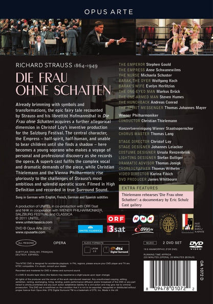 STRAUSS, R: Die Frau ohne Schatten - Vienna Philharmonic, Christian Theilemann (DVD)
