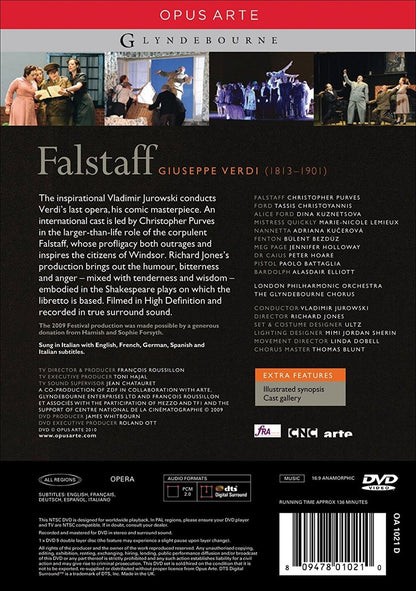 VERDI: Falstaff - Glyndebourne, Jurowski (DVD)