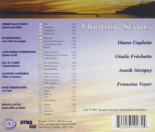 Flûtes en Vacances (Flutes' Holiday): Quatuor Syrinx