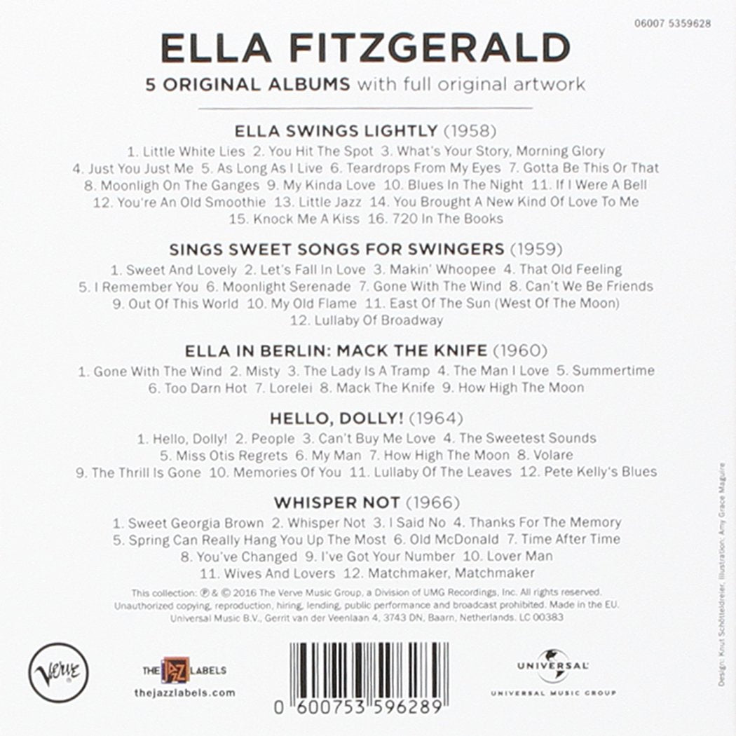 Ella Fitzgerald: 5 Original Albums (5 CDs)