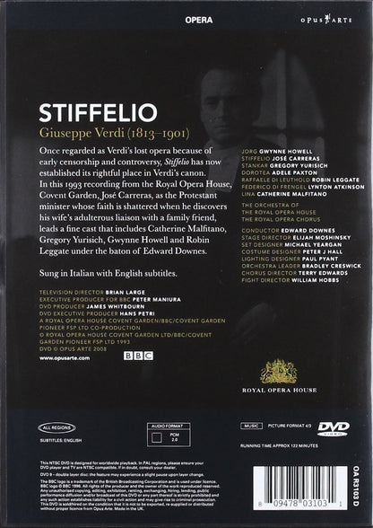 VERDI: Stiffelio - Carreras, Malfitano, Orchestra of the Royal Opera House; Edward Downes