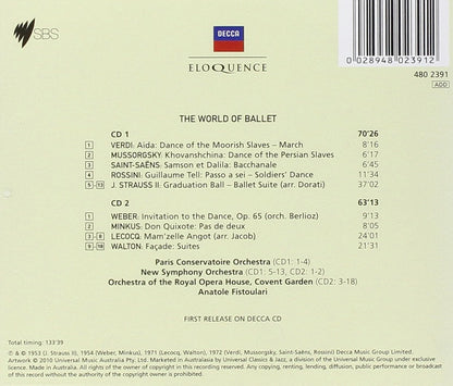 THE WORLD OF BALLET - FISTOULARI (2 CDS)