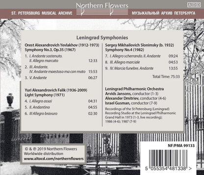 Leningrad Symphonies - Yevlakov; Falik; Slonimsky