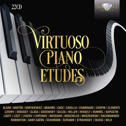 VIRTUOSO PIANO ETUDES (22 CDS)