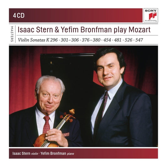 ISAAC STERN AND YEFIN BRONFMAN PLAY MOZART VIOLIN SONATAS (4 CDS)