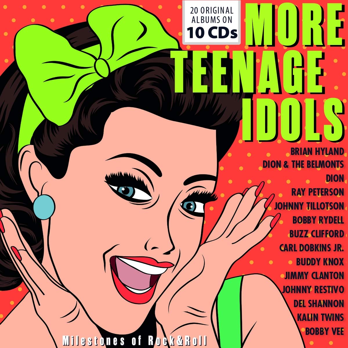 MORE TEENAGE IDOLS - MILESTONES OF ROCK 'N' ROLL (10 CDS)