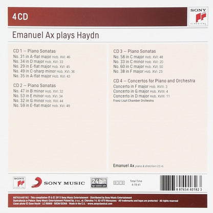 HAYDN SONATAS AND CONCERTOS - EMANUEL AX (4 CDS)