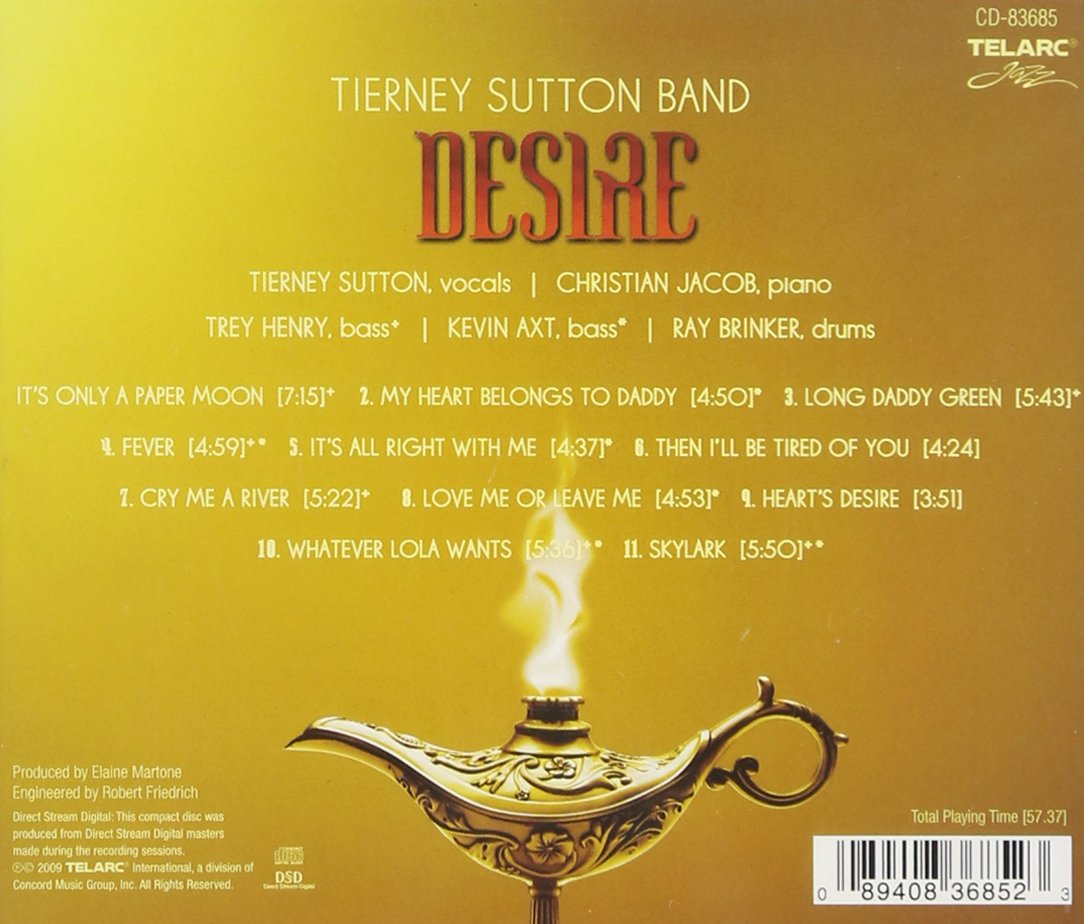 Tierney Sutton Band: Desire
