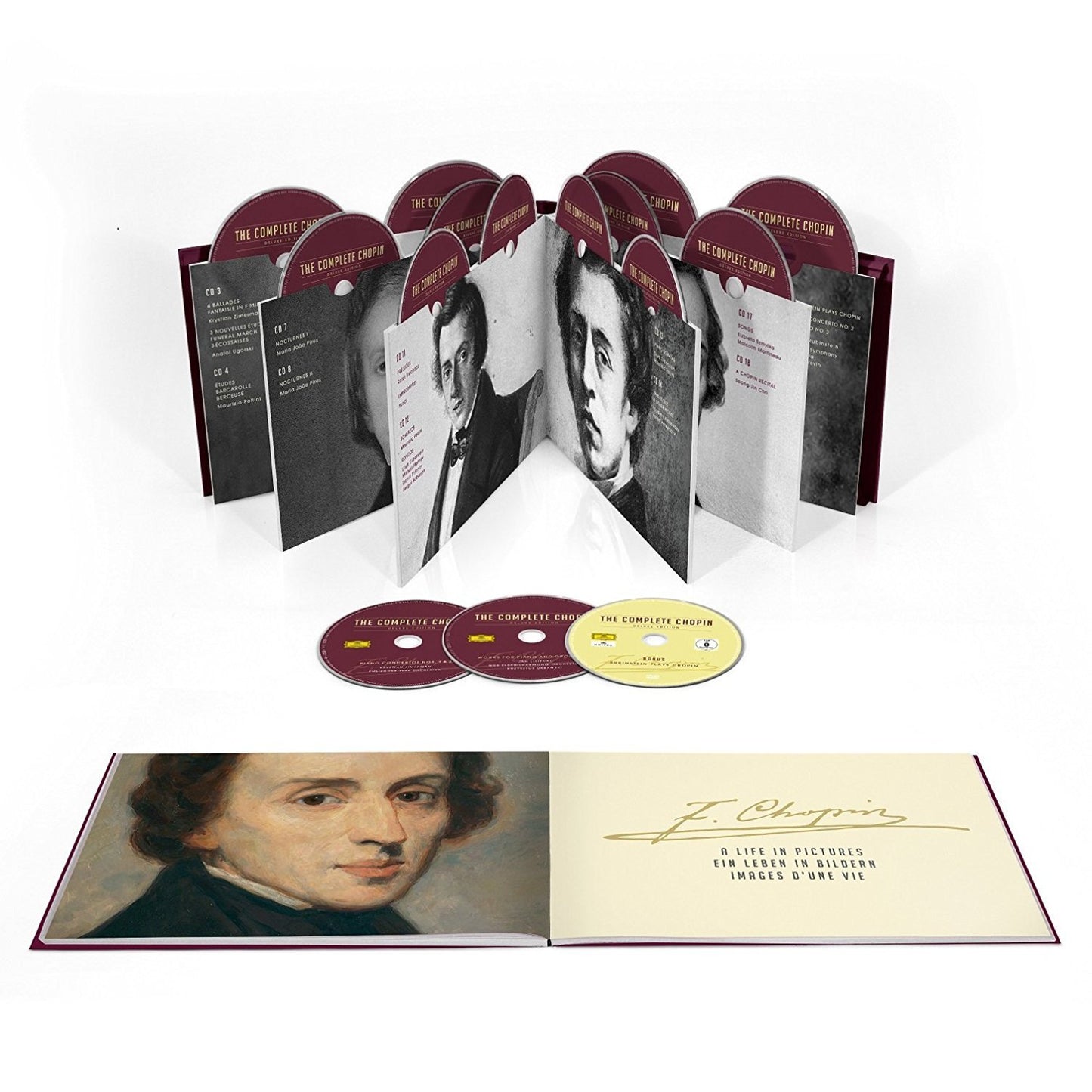 THE COMPLETE CHOPIN (Deluxe Edition) - 20 CDs + 1 DVD