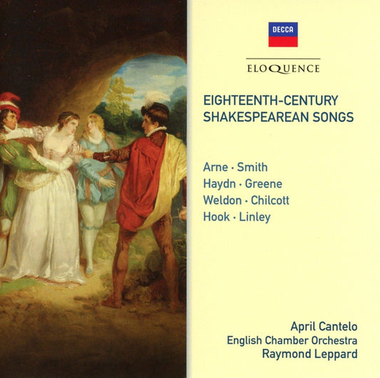 18TH CENTURY SHAKESPEAREAN SONGS - APRIL CANTELO, LEPPARD, ENGLISH CHAMBER ORCHESTRA