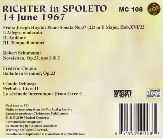 RICHTER IN SPOLETO 1967