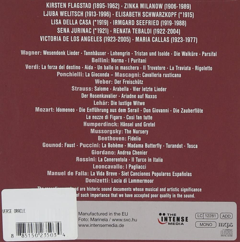 10 Great Sopranos (10 CDS)