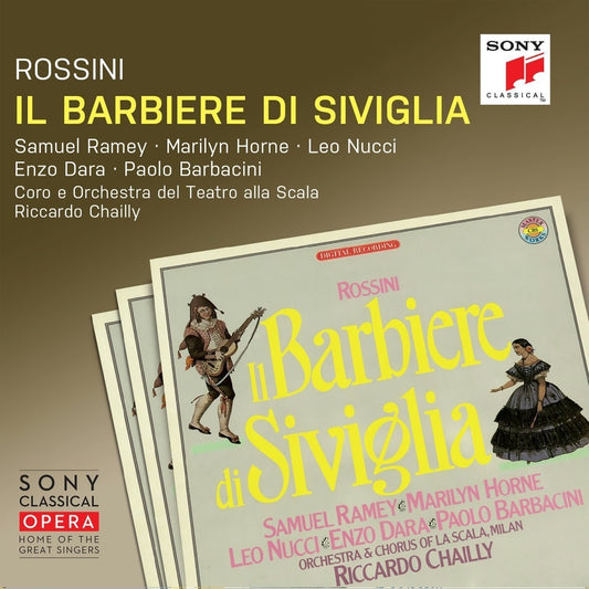 ROSSINI: IL BARBIERE DI SIVIGLIA - CHAILLY, HORNE, RAMEY, NUCCI, CORO E ORCHESTRA DEL TEATRO ALLA SCALA (3 CDS)