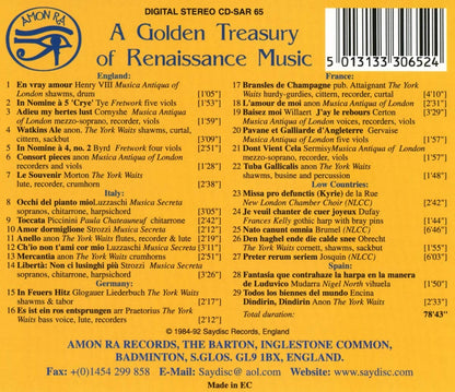 A Golden Treasury of Renaissance Music