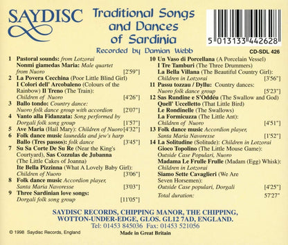 Traditional Songs & Dances of Sardinia