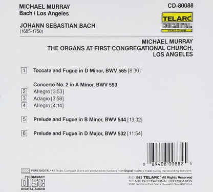 Bach In Los Angeles (The Organs at First Congregational Church, Los Angeles) - Michael Murray