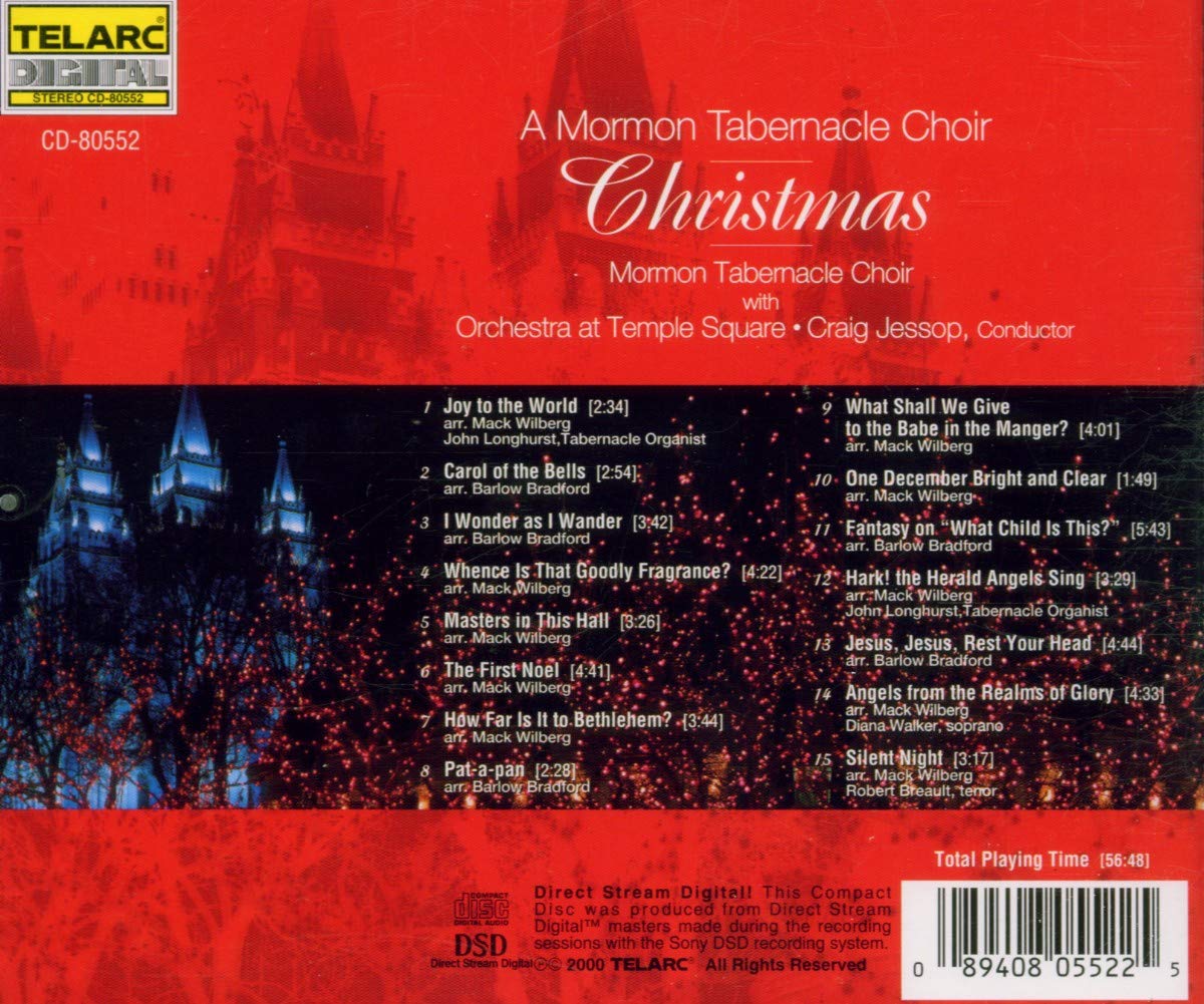 A MORMON TABERNACLE CHOIR CHRISTMAS from TEMPLE SQUARE - Craig Jessop, Mormon Tabernacle Choir