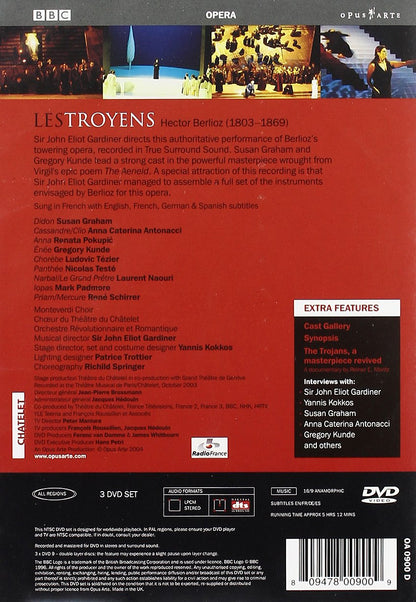 BERLIOZ: Les Troyens - Susan Graham, John Eliot Gardiner, Theater Le Chatelet (3 DVD)