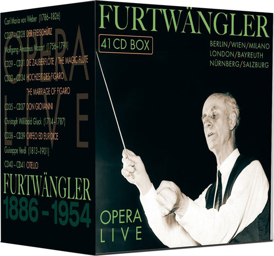 WILHELM FURTWANGLER CONDUCTS OPERA LIVE (41 CDS)
