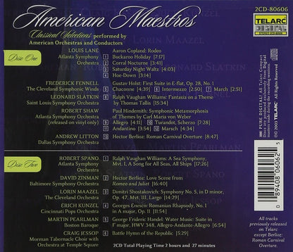 American Maestros - Classical Selections Performed by American Conductors and Orchestras (2 CDs)