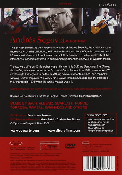 ANDRES SEGOVIA: A PORTRAIT (DVD)