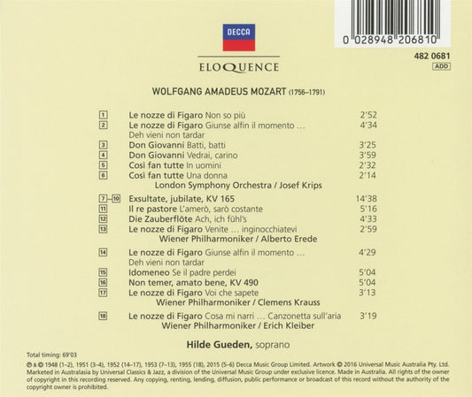 HILDE GUEDEN SINGS MOZART