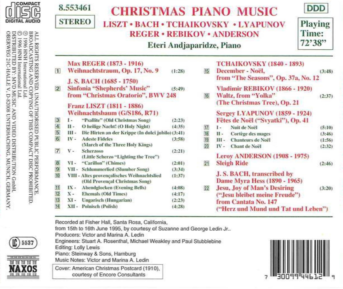CHRISTMAS PIANO MUSIC