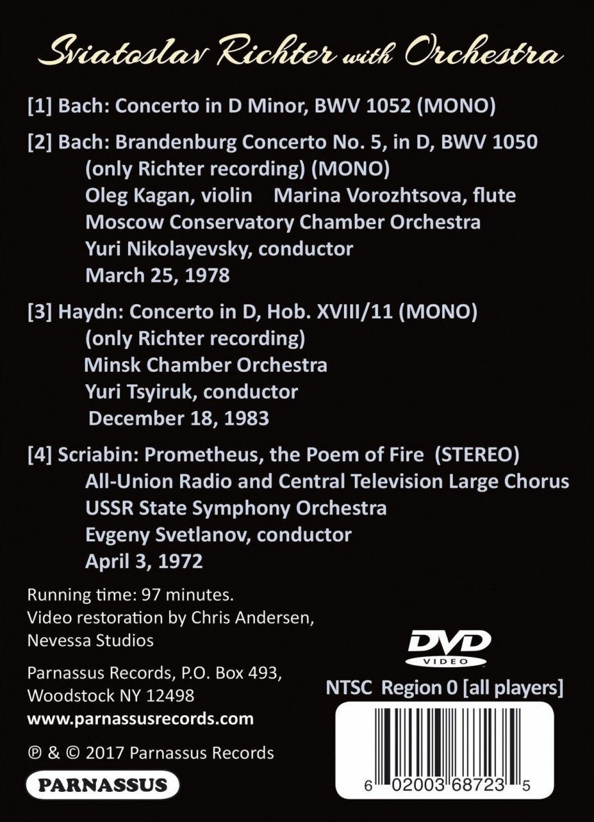 RICHTER WITH ORCHESTRA (DVD)