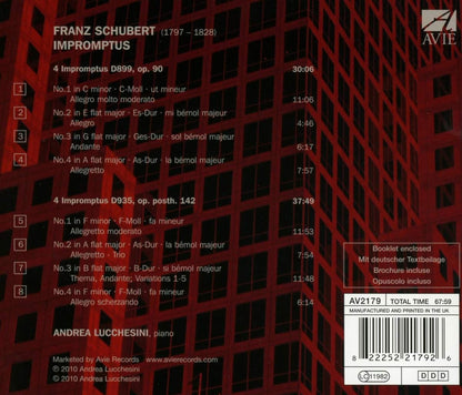Schubert: Impromptus - Andrea Lucchesini