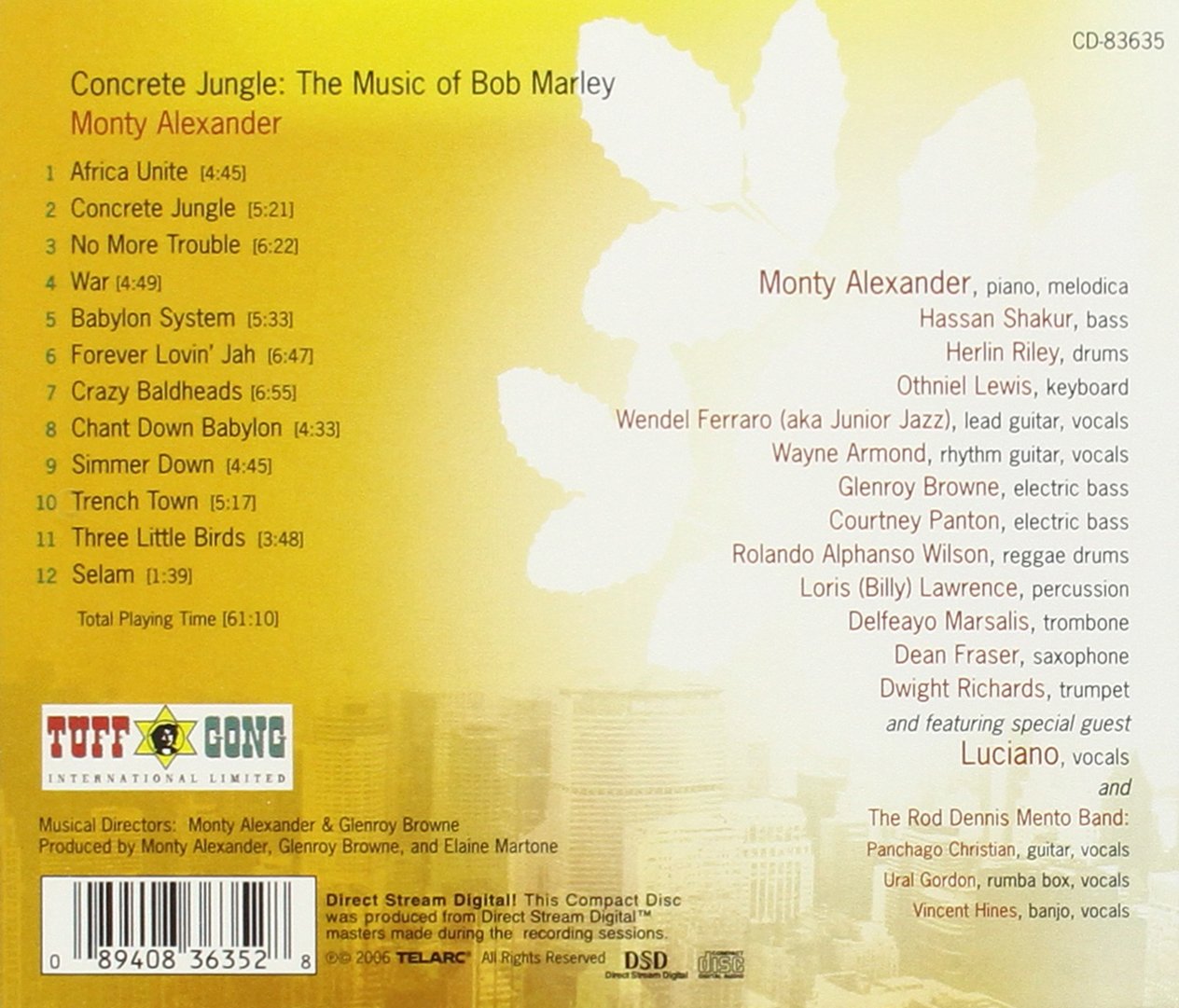 Monty Alexander: Concrete Jungle - The Music Of Bob Marley