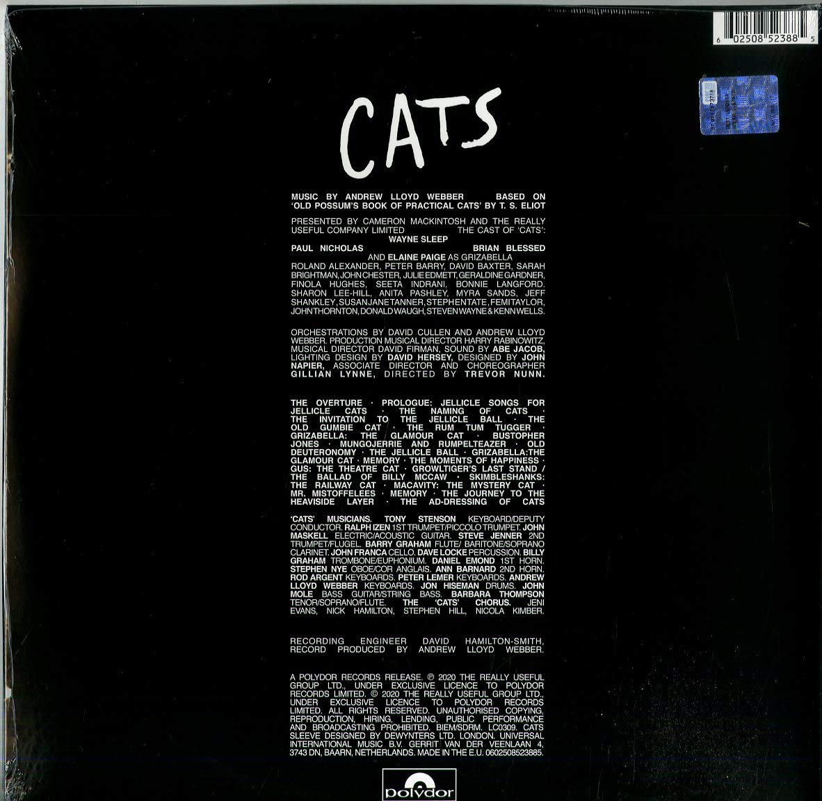 Cats (Original Soundtrack 2 LPs)