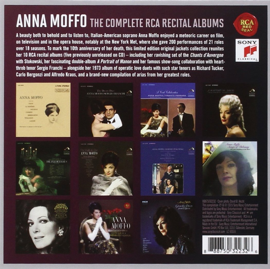 ANNA MOFFO - THE COMPLETE RCA RECITAL ALBUMS (10 CDs)