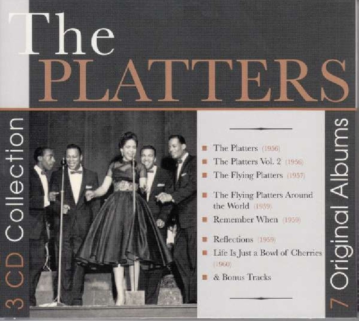 THE PLATTERS - 7 ORIGINAL ALBUMS (3 CDS)