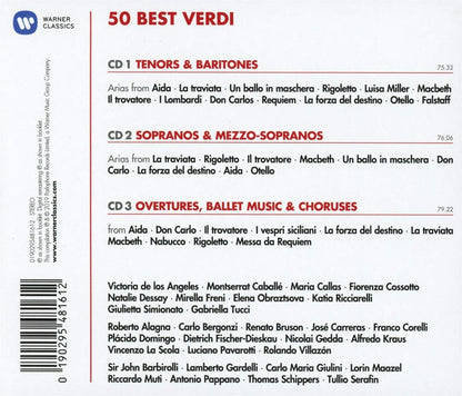 50 BEST VERDI (3 CDS)