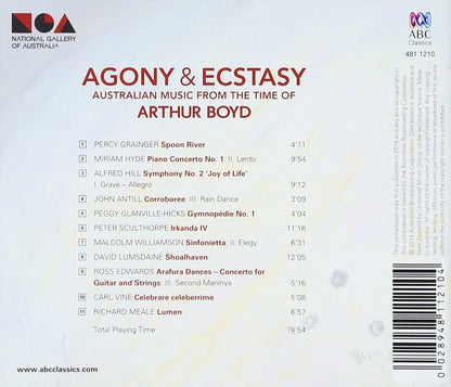 AGONY & ECSTASY - AUSTRALIAN MUSIC FROM THE TIME OF ARTHUR BOYD