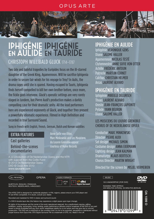 GLUCK: Iphigénie en Aulide & Tauride - von Otter, Minkowski, Les Musiciens (DVD)