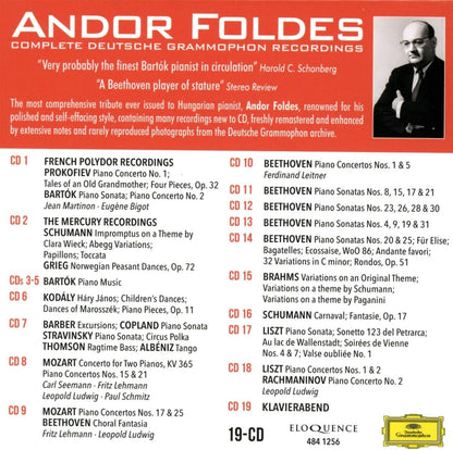 ANDOR FOLDES: THE COMPLETE DEUTSCHE GRAMMOPHON RECORDINGS (19 CDS)