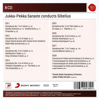 SARASTE CONDUCTS SIBELIUS (8 CDS)