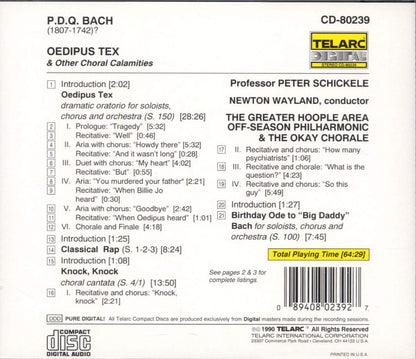 P.D.Q. BACH: OEDIPUS TEX & Other Choral Calamites