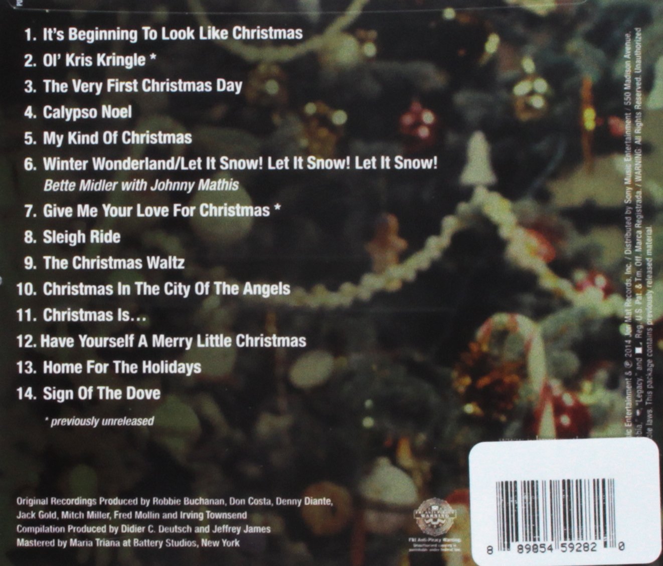 JOHNNY MATHIS THE CLASSIC CHRISTMAS ALBUM ClassicSelect World