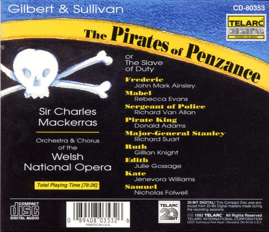GILBERT & SULLIVAN: THE PIRATES OF PENZANCE - Mackerras, Welsh National Opera
