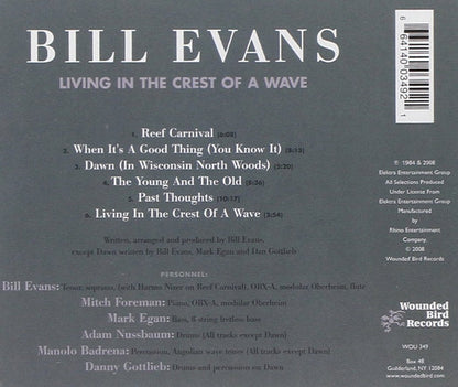 BILL EVANS: Living In The Crest Of A Wave