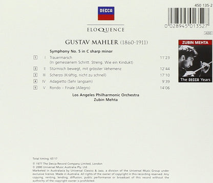MAHLER: Symphony No. 5 - Mehta, Los Angeles Philharmonic