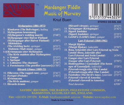 Hardanger Fiddle Music of Norway - Knut Buen
