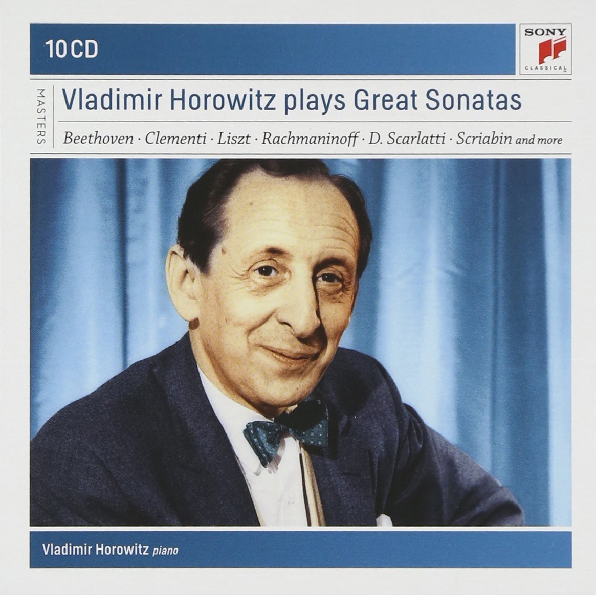 VLADIMIR HOROWITZ PLAYS GREAT SONATAS - Beethoven, Clementi, Liszt, Rachmaninoff, Scarlatti, Scriabin (10 CDs)