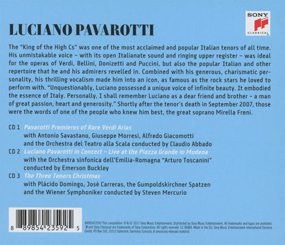 THE GREAT LUCIANO PAVAROTTI (3 CDs)